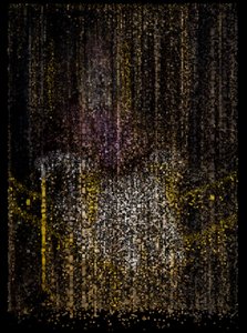 Koniec niewinności, 2009 (ekran, projektor i dysk twardy) autorstwa Mat Collishaw