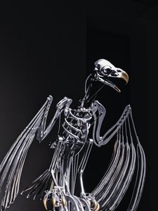 The Nerve Rack, 2019 (acetal, akryl, aluminium, mosiądz, obwody elektryczne, farba, PVC, żywica, serwomotory, stal) autorstwa Mat Collishaw