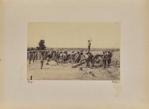 Kapitan [nielegalny] Bateria autorstwa Mathew B. Brady