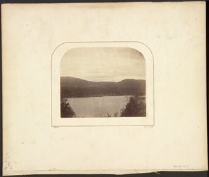 [Pejzaż z jeziorem] autorstwa Mathew B. Brady