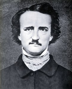 Portret amerykańskiego pisarza Edgara Allana Poe (1809 - 1849) zdjęcie autorstwa Brady