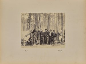 Potter i pracownicy autorstwa Mathew B. Brady