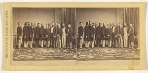 Książę Walii i jego świta autorstwa Mathew B. Brady