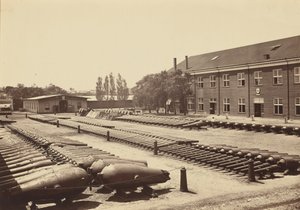 Widoki z marynarskiej stoczni artyleryjskiej, Waszyngton, D.C., czerwiec autorstwa Mathew B. Brady