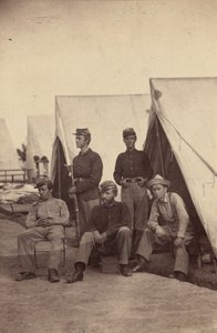 Scena obozowa, 1862 (zdjęcie) autorstwa Mathew Brady