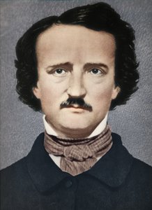 Edgar Allan Poe, ok. 1840, 1939 r. autorstwa Mathew B. Brady