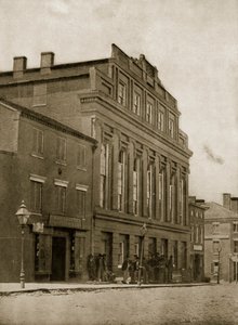 Więzienie Forrest Hall, Waszyngton, D.C., 1861-65 autorstwa Mathew B. Brady