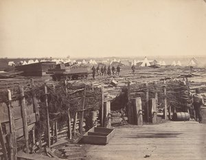 Fortyfikacje, Manassas, zajęte przez XIII Mszę, 1862. autorstwa Mathew Brady