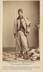 Francis E. Brownell, 1861 (zdjęcie) autorstwa Mathew Brady