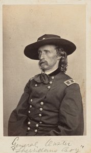 Generał George Armstrong Custer, 1865 (zdjęcie) autorstwa Mathew Brady