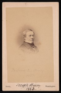 Portret Józefa Henryka 1797-1878, 1863. autorstwa Mathew Brady