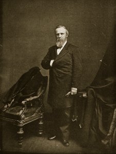 Rutherford B. Hayes przed inauguracją na prezydenta, 1877 r. autorstwa Mathew B. Brady
