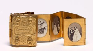 Somebodys przechowalnia Miniaturowy album ślubny Toma Thumb i Lavinia Warren, ok. 1930 r. 1863. autorstwa Mathew B. Brady