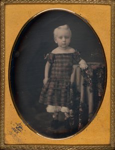 Portret dziecka bez tytułu, 183960. autorstwa Mathew Brady