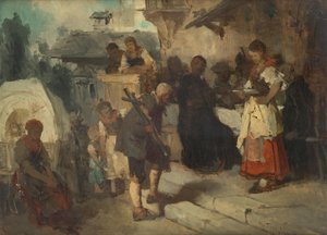 Dwóch kupców autorstwa Mathias Schmid