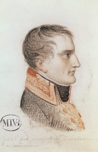 Bonaparte (1769-1821), Pierwszy Konsul, opracowanie do „Wjazdu Bonapartego, Pierwszego Konsula, do Antwerpii w dniu 18 lipca 1803” (Wersal) 1803 (czerwona kreda na papierze)