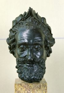 Głowa Henryka IV (1553-1610) po 1599 r. (brąz)