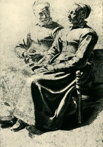Dwie chłopki, połowa XVII w., 1943 r.