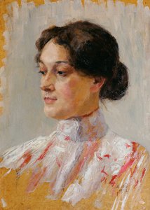 portret dziewczyny autorstwa Mathilde Sitta Allé