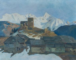 Zima u kobiet (Tyrol) autorstwa Mathilde Sitta Allé