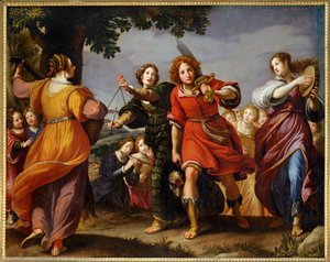 Triumf Dawida ... autorstwa Matteo Rosselli