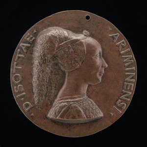Isotta degli Atti, 14321433-1474, Pani 1446, następnie żona po 1453, Sigismondo Malatesta [obv
