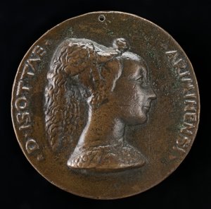 Isotta degli Atti, 14321433-1474, Pani 1446, następnie żona po 1453, Sigismondo Malatesta [obv