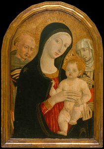 Madonna z Dzieciątkiem ze świętymi Franciszkiem i Katarzyną ze Sieny, ok. 1476-80.