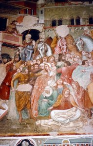 Masakra Niewiniątek, fresk w kościele Santi Agostino, Siena, 1482.