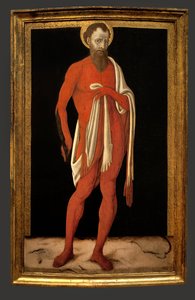 Św. Barthelemy, apostoł. Obraz Matteo di Giovanni (ok. 1430-1495), olej na drewnie, sztuka włoska