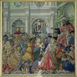 Masakra niewinnych, 1482 (tempera na panelu)