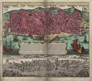 Mapa ze zbioru mapowego Biblioteki Narodowej. Mapa została opublikowana w Augsburgu autorstwa Matthäus Seutter
