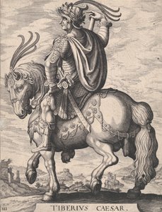 Ilustracja 3: Cesarz Tyberiusz na koniu, z 