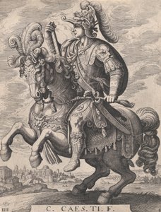 Ilustracja 4: Cesarz Gajusz na koniu, z 