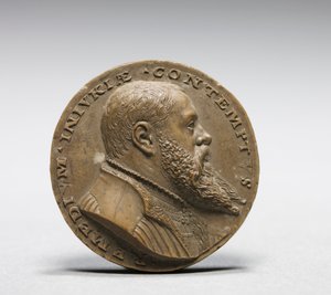 Wzór na awersie medalu Syna Marcina III Geudera autorstwa Matthes Gebel