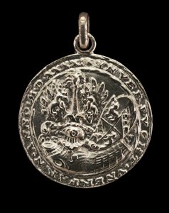 Tarcza, Kirys, Kask i Herb [rewers], 1541. autorstwa Matthes Gebel