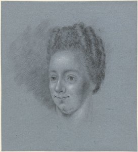 Portret kobiety po lewej