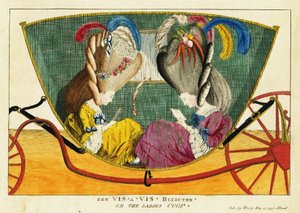 Vis-a-vis przepołowiona, czyli szopka dla kobiet, 1776.