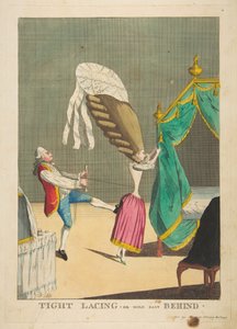 Tight Lacing lub Hold Fast Behind, 1 marca 1777.