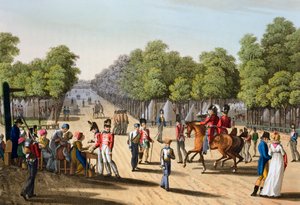 „Obóz armii brytyjskiej w Bois de Boulogne”, Paryż, 1815 1817