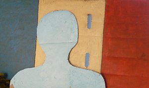 flog, 2010 (olej na tekturze)