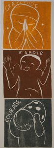 motto drugie, 2006 (linoryt) autorstwa Matthew Hilton