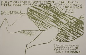 przyszła z pedałami, 2009 (litografia) autorstwa Matthew Hilton