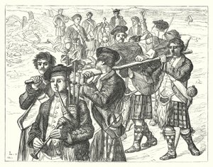 Noc po Culloden (grafika) autorstwa Matthew James (attr. to) Lawless