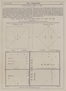 Bardzo szkicowa mapa wojny z 1870 r. (kolor lito) autorstwa Matthew