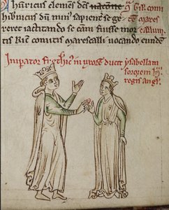 Fryderyk II i Izabela z Anglii Z Historii Anglorum, Chronica majora