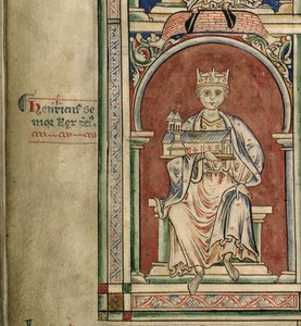 Henryk I z Anglii Z Historii Anglorum, Chronica majora