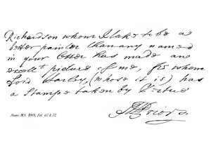 Fragment listu poety Mateusza Przeora, koniec XVII-pocz. XVIII w., 1840 r. autorstwa Matthew Prior