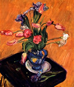 Tulipan i Irys, 1929 autorstwa Matthew Smith