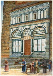 Badia w Fiesole we Florencji we Włoszech autorstwa Matthew Thomas Rooke